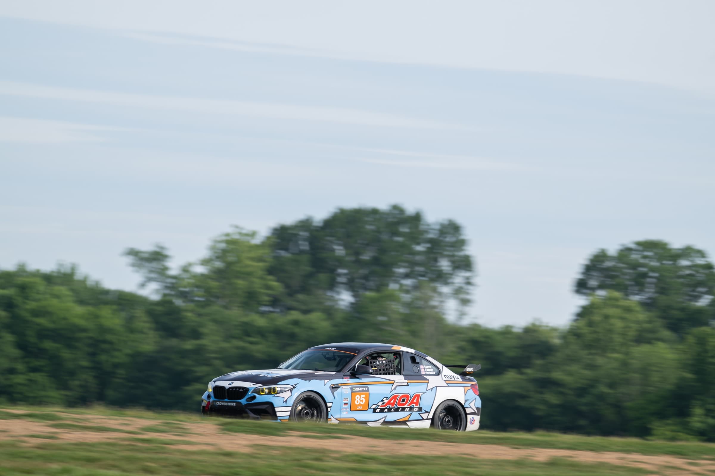Pit lane at Virginia International Raceway